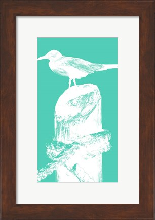 Framed Perching Seabird II Print