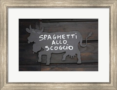 Framed Spaghetti Allo Scoglio Print