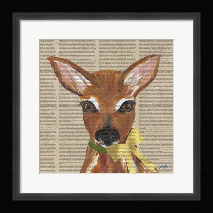 Framed Holiday Animal II Print