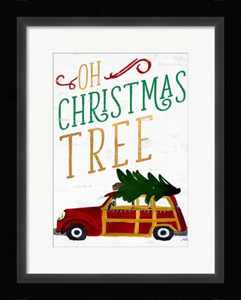 Framed Oh Christmas Tree Print