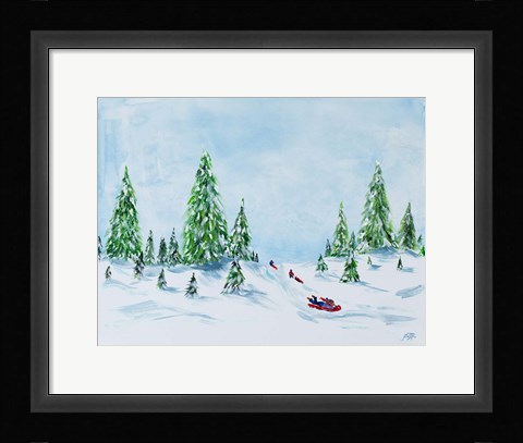 Framed Winter Fun II Print