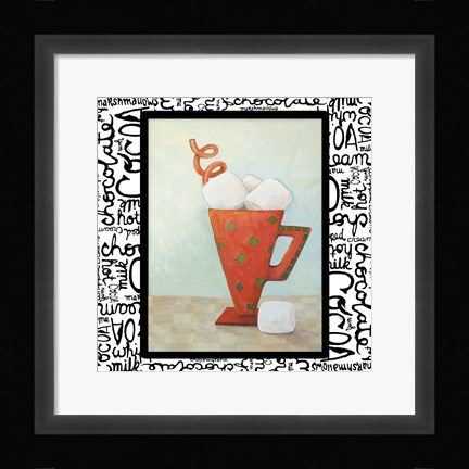 Framed Tis the Season for Cocoa III Print