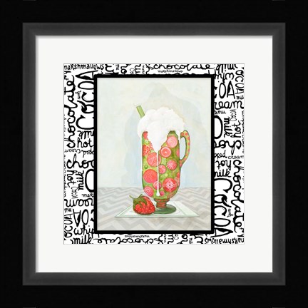 Framed Tis the Season for Cocoa IV Print