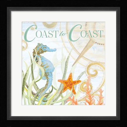 Framed Ocean to Ocean Print