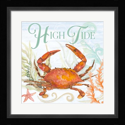 Framed High Tide Print