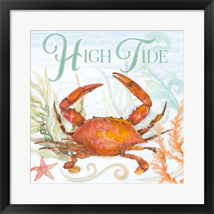 Framed High Tide Print