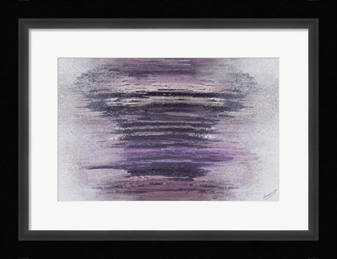 Framed Purple Woods Print
