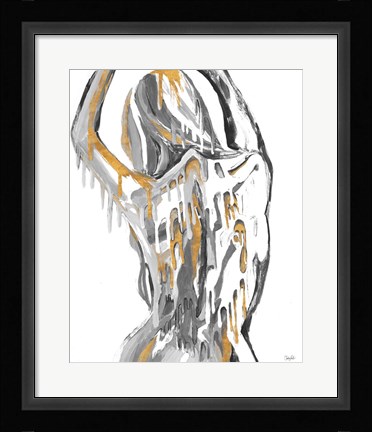 Framed Golden Woman Print
