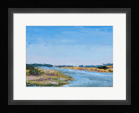 Framed Along the Water Print