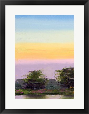 Framed Glowing Sunset Print