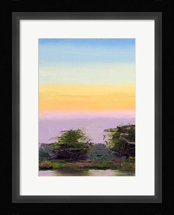 Framed Glowing Sunset Print