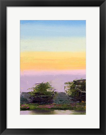 Framed Glowing Sunset Print