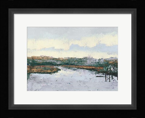 Framed Along The Waters Print