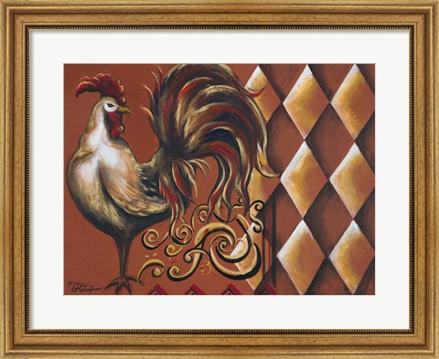 Framed Rules the Roosters I Print