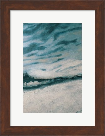 Framed Winter&#39;s Edge I Print