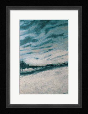 Framed Winter's Edge I Print