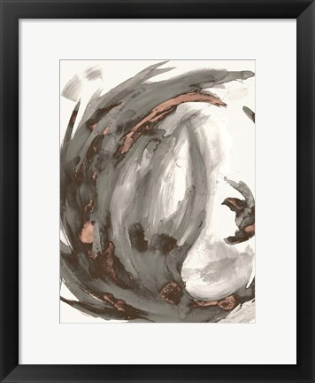 Framed Muted Swirl II Print