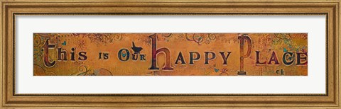 Framed This is our Happy Place Print
