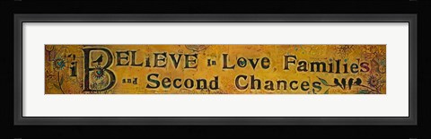 Framed Second Chances Print