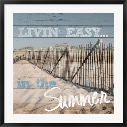 Framed Livin&#39; Easy Print