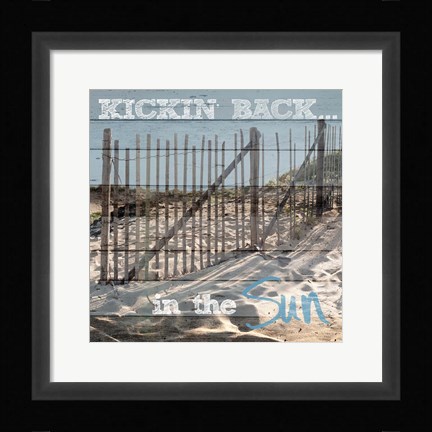 Framed Kickin' Back Print