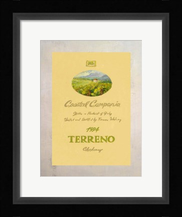 Framed Wine Label I Print