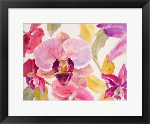 Framed Radiant Orchid II Print