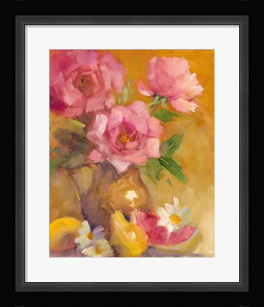Framed Three Roses Print