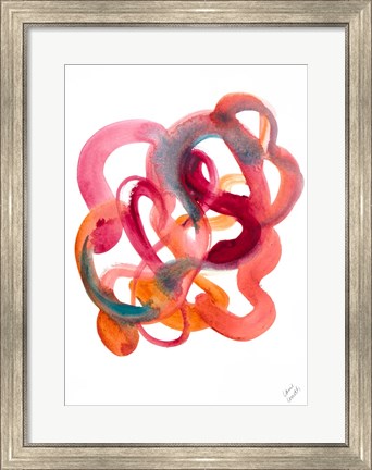 Framed Abstract Movement II Print