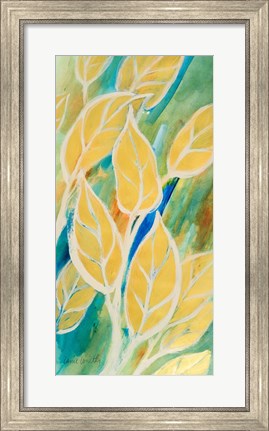 Framed Swaying Leaves I Print