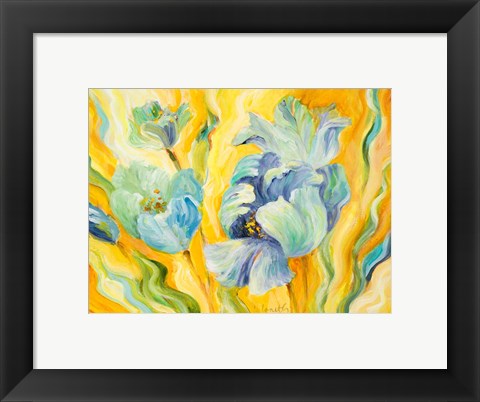 Framed Tulips Sway Print