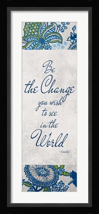 Framed European Floral Inspiration II Print