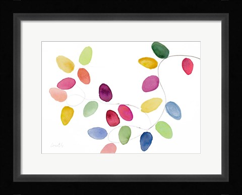 Framed Modern Lights Print