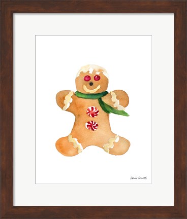 Framed Gingerbread Man II Print