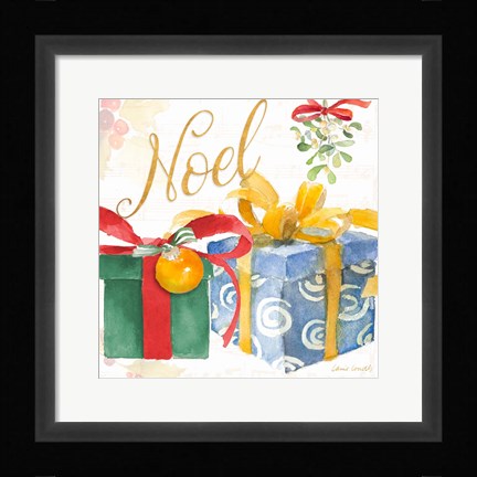 Framed Presents and Notes II Print