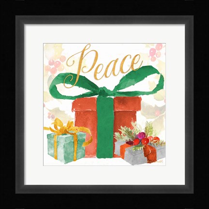 Framed Presents and Notes IV Print