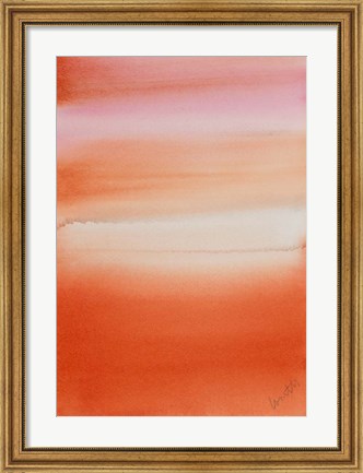 Framed Ocean Dusk II Print