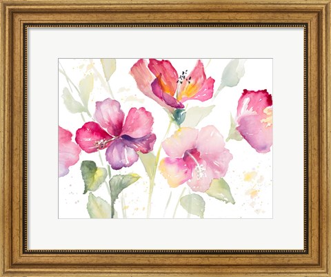 Framed Heavenly Hibiscus Print