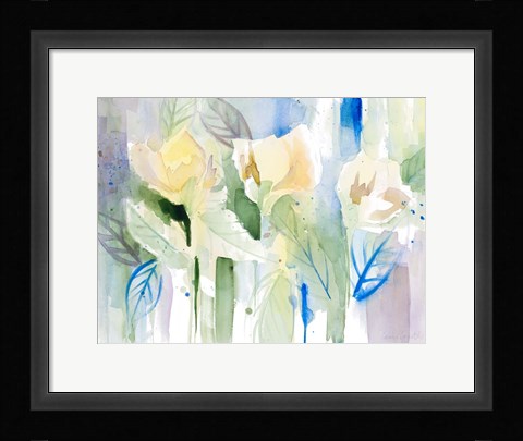 Framed Into the Floral Foothills Print