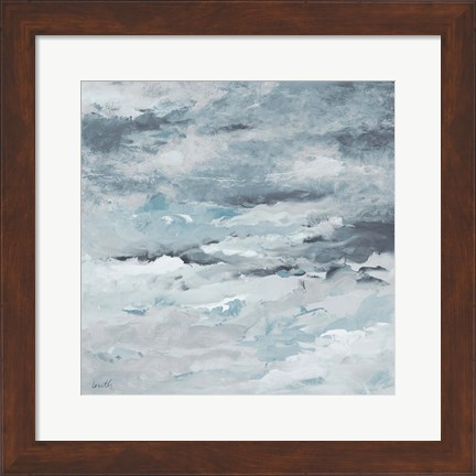 Framed Sea Meets Storm II Print