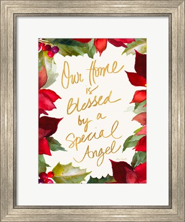 Framed Our Home is Blessed Print