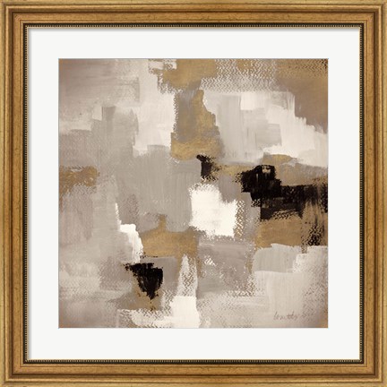 Framed Muted Abstract I Print