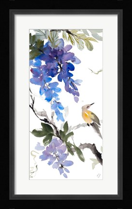 Framed East of Full Moon Wisteria Print
