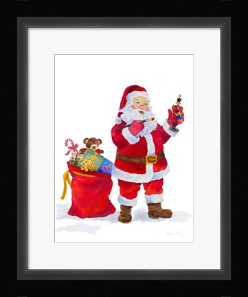 Framed Workshop Santa Print