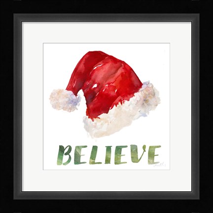 Framed Holiday Hat Sentiment I Print