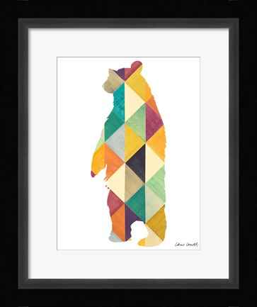 Framed Uptown Bear Print