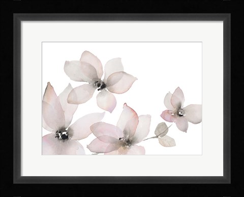 Framed Blooming Whispers II Print