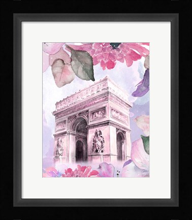 Framed Parisian Blossoms II Print