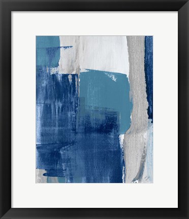 Framed Blue Perspectives III Print