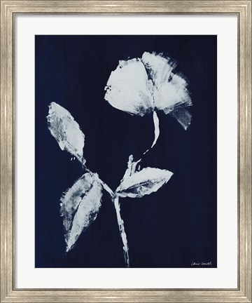 Framed Floral Whisper In The Dark I Print
